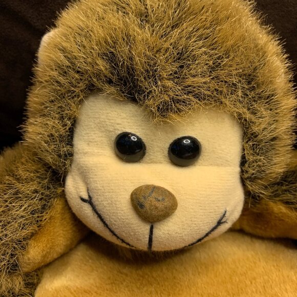KUSCHELWUSCHEL Plush Monkey Hand Puppet 14" German Made In Germany Soft Furry - Picture 2 of 6